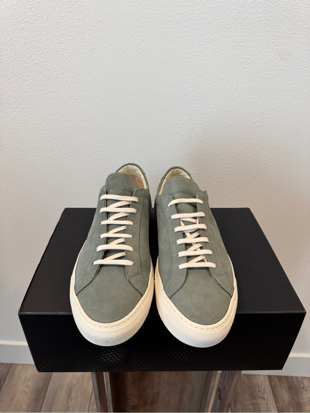 Common Projects Sage Green Low-Top Sneakers